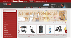 Desktop Screenshot of ferreonline.es