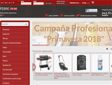 Tablet Screenshot of ferreonline.es